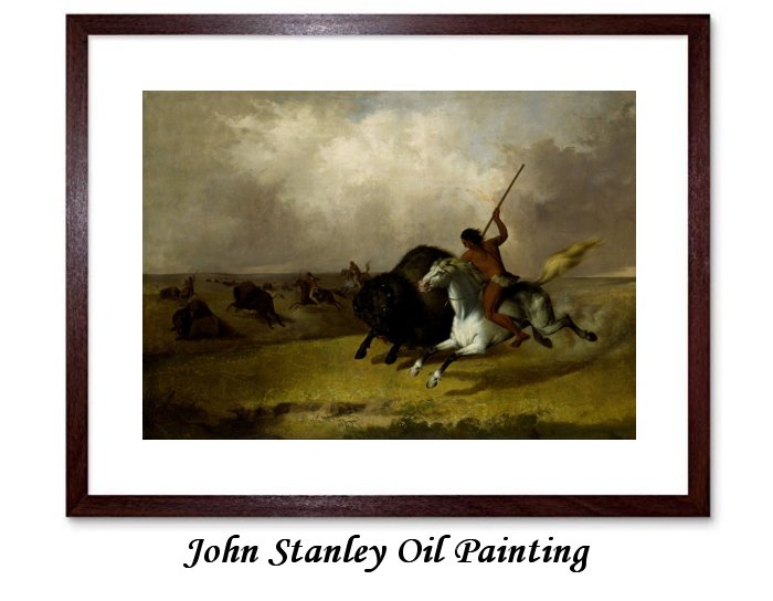 John Stanley Oil Painting Framed Print